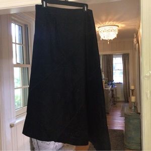 Banana Republic suede asymmetrical skirt